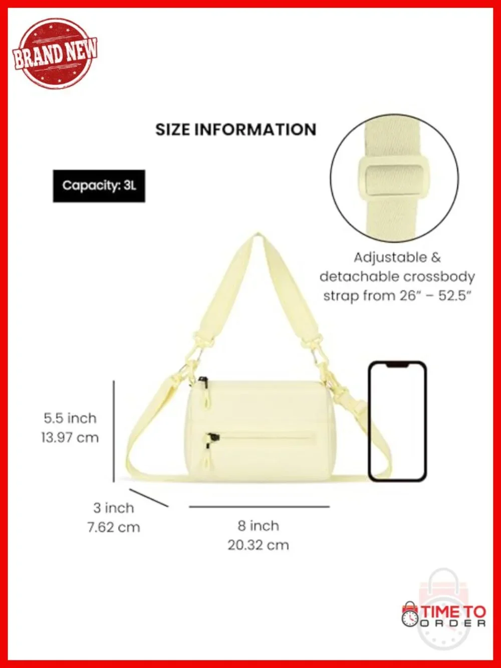 Mini Crossbody Purse, Lightweight Vegan Recycled Polyester, RFID Protection,